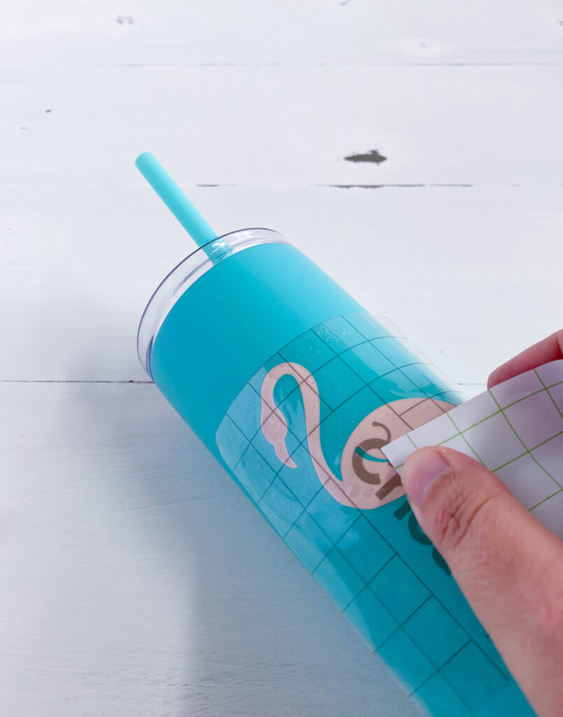 How to Apply Vinyl to a Tumbler Cup - Have a Crafty Day