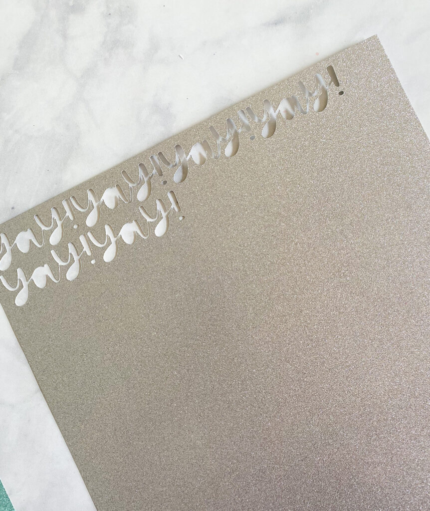 How to Cut Glitter Cardstock with a Cricut Have a Crafty Day