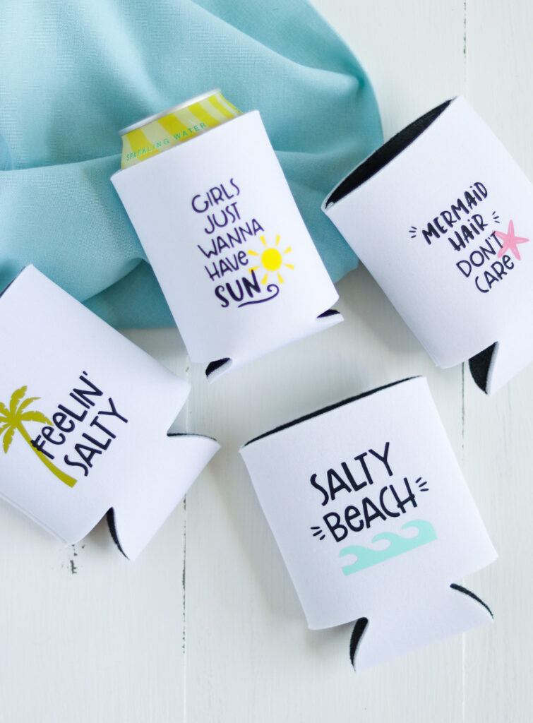 koozies with summer designs
